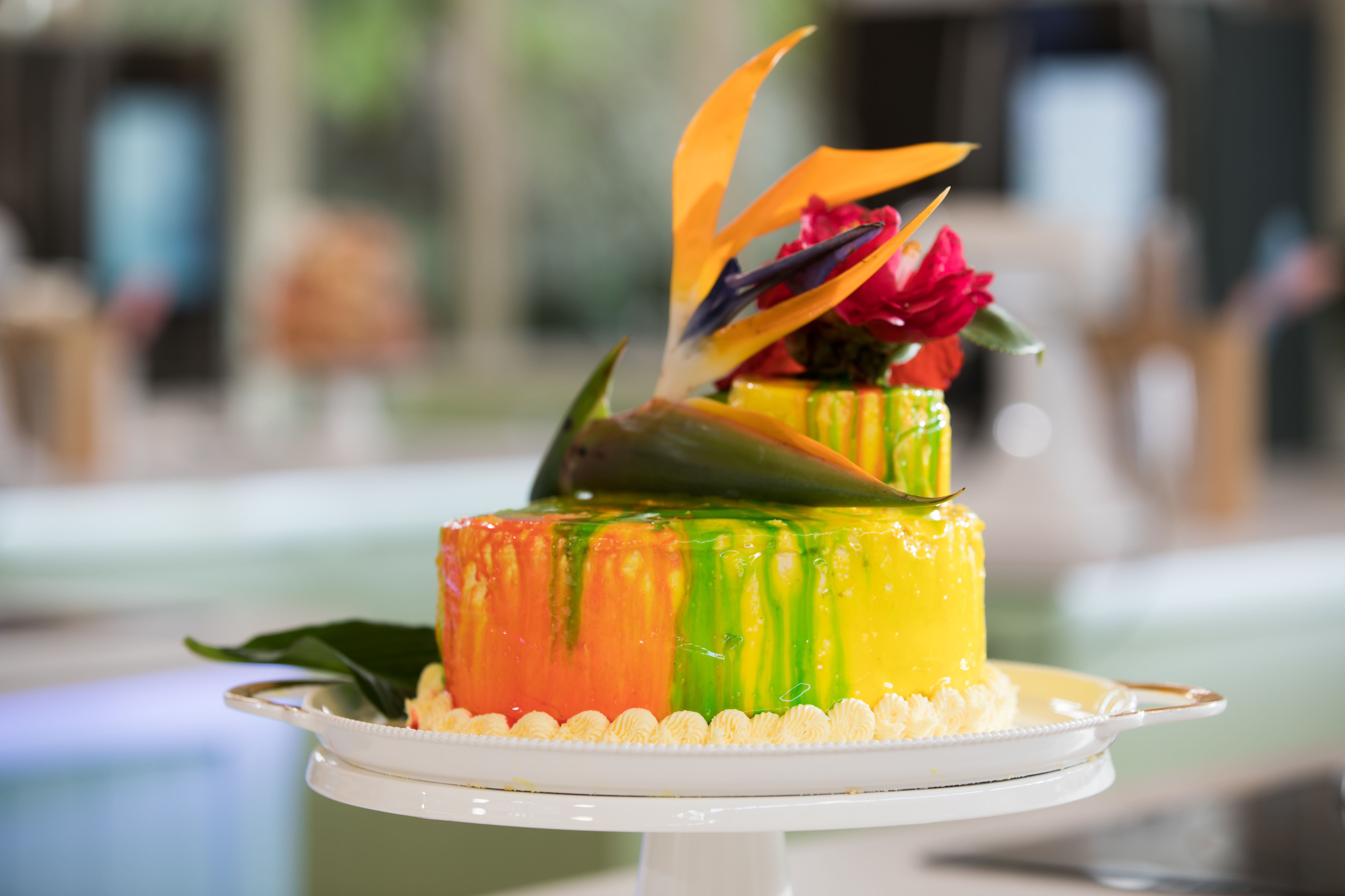 Dole NZ Tropical Mango Buttercream Cake