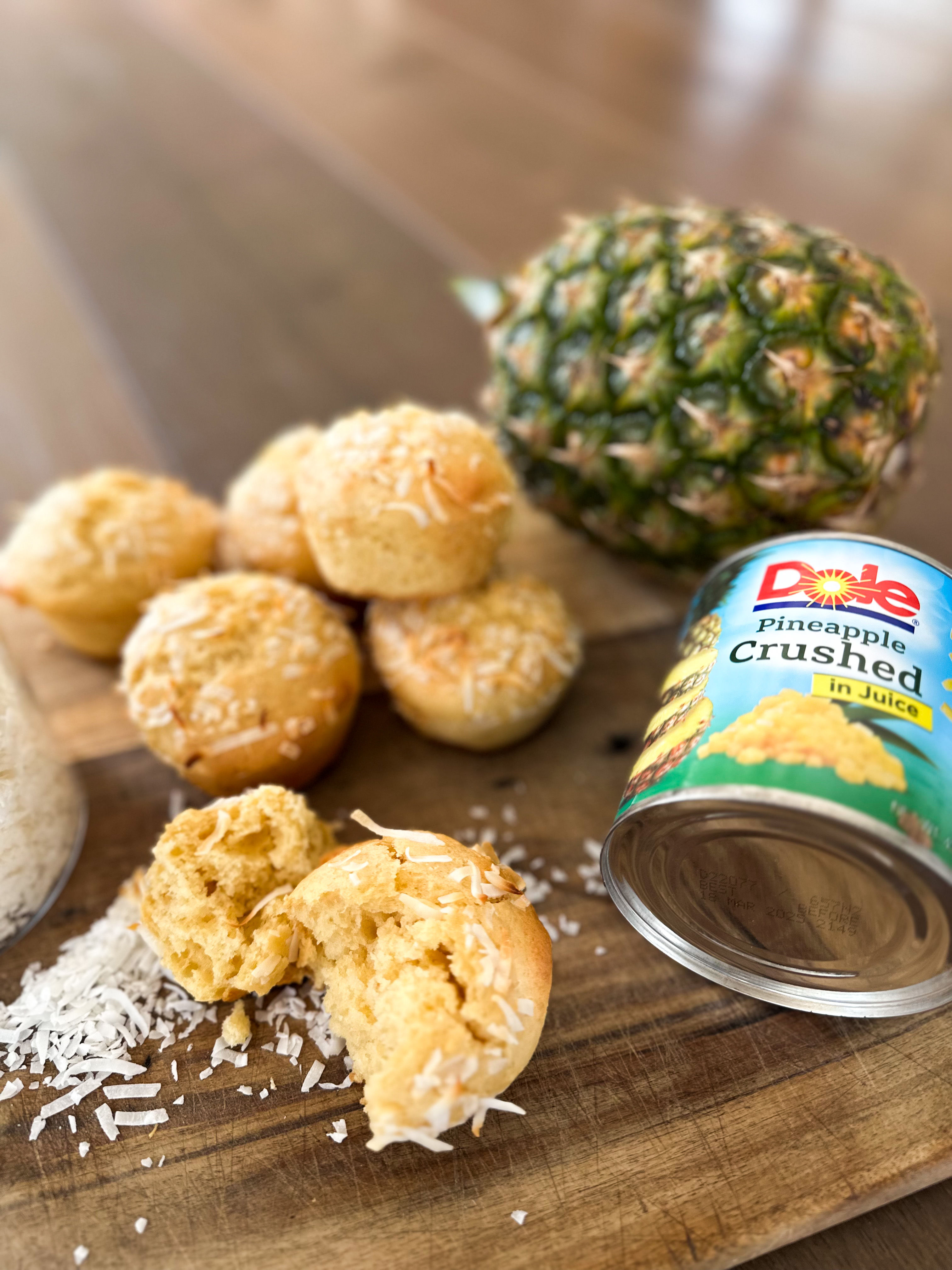 Dole NZ Pineapple and Coconut Muffins