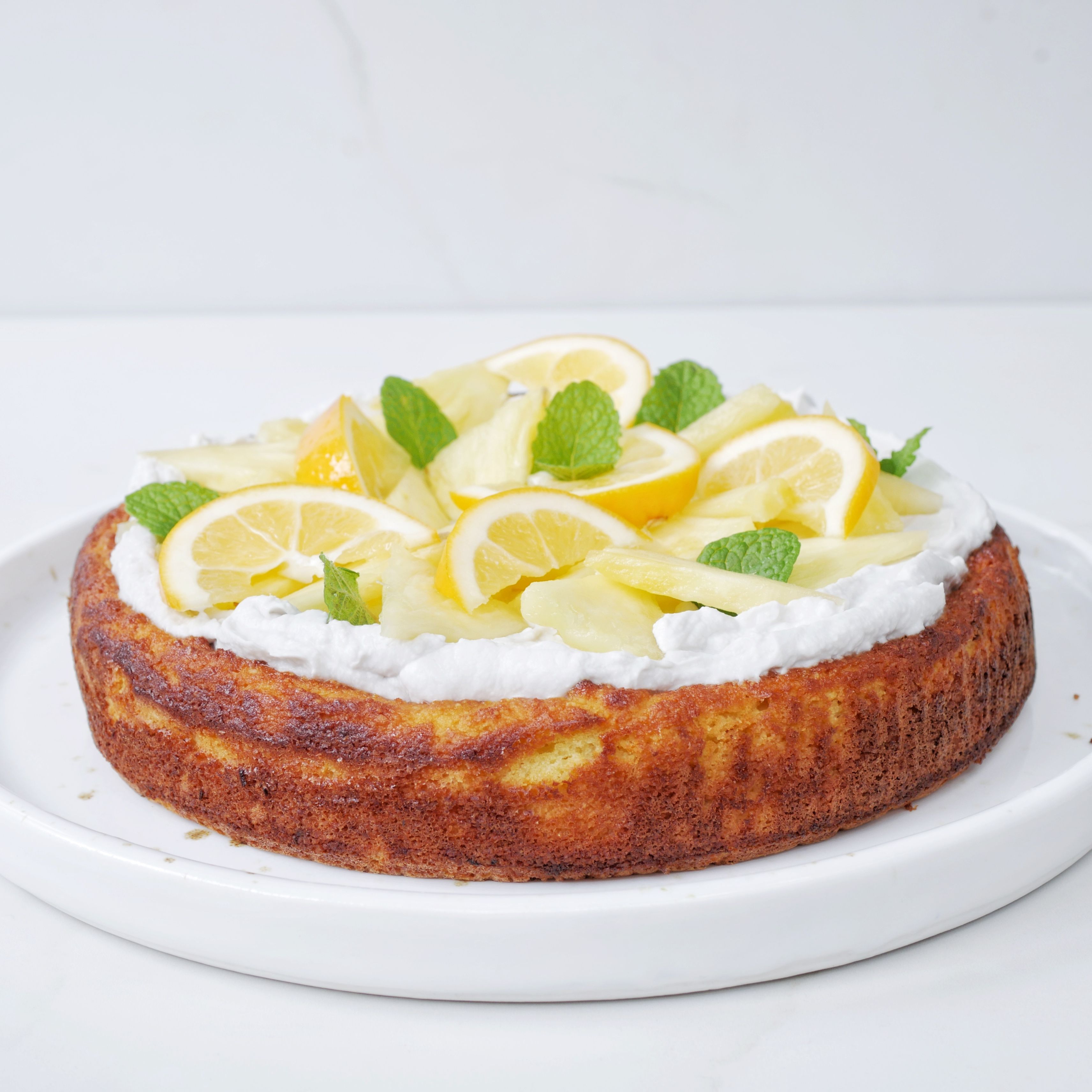 Dole NZ Pineapple & Lemon Cake with Coconut Cream