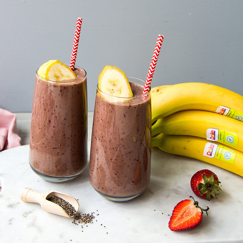 Dole NZ Black Forest Banana Peel Smoothie