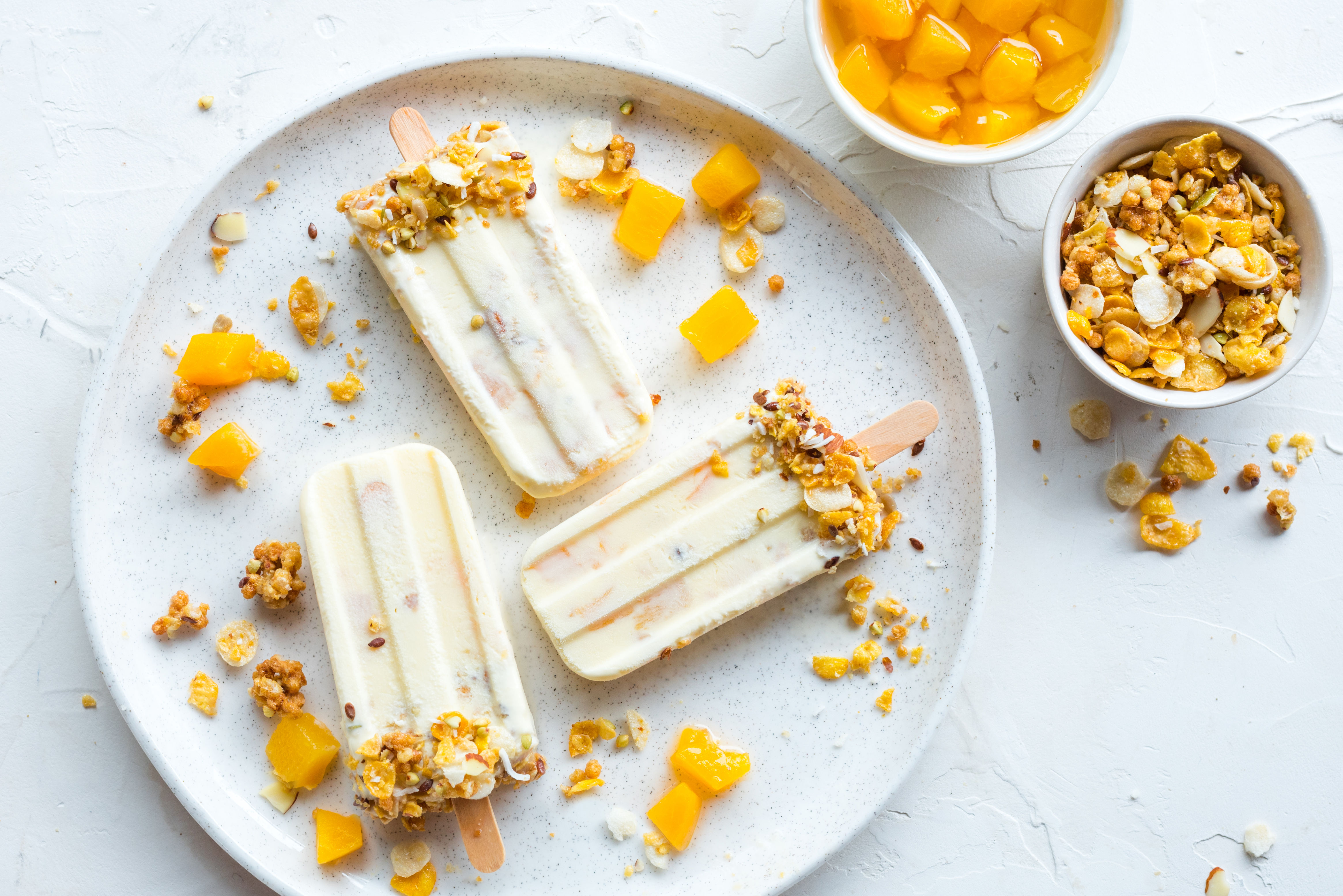 Dole NZ Peaches & Cream Cereal Popsicles